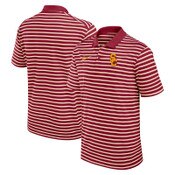 USC Trojans Men's Nike Cardinal SC Interlock Dri-FIT Striped Polo
